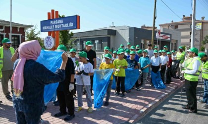 Selçuklu, çevre temizliğinde farkındalık oluşturmaya devam ediyor