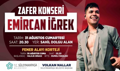 Süleymanpaşada 30 Ağustos kutlamaları