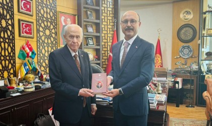 Türk Eğitim-Sen Genel Başkanı Geylandan, MHP Genel Başkanı Bahçeliye ziyaret