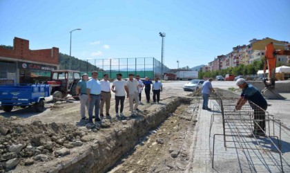 Türkelide doğalgaz dolum tesisi çalışmaları başladı