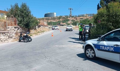 Üç tekerlekli elektrikli bisiklet devrildi: 1 yaralı