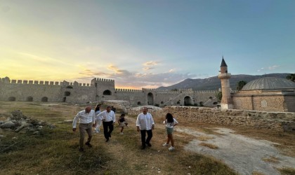 Vali Pehlivandan Mamure Kalesi ve Anemurium Antik Kentine ziyaret