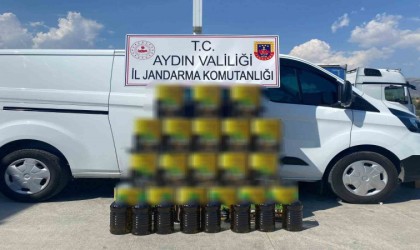 Aydında piyasa değeri 262 bin TL olan 750 litre sahte zeytinyağı yakalandı