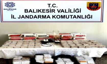 Balıkesirde 11 bin adet kaçak sigara ele geçirildi