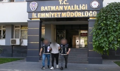 Batmanda 18 suç kaydı bulunan suç makinesi yakalandı