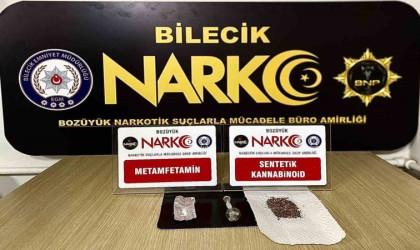 Bilecikte durdurulan şüpheli araçta uyuşturucu madde ele geçirildi