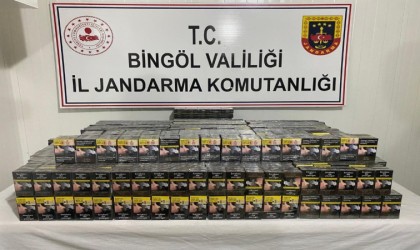 Bingölde silah ve kaçak sigara ele geçirildi