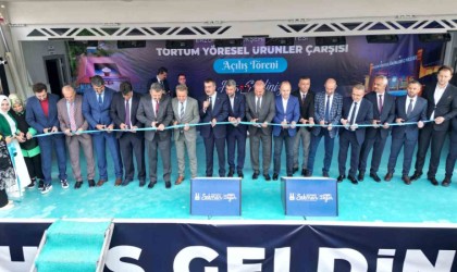 Büyükşehir Tortumda yöresel ürünler çarşısı açtı