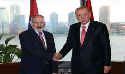 Cumhurbaşkanı Erdoğan, Ermenistan Başbakanı Paşinyanı kabul etti