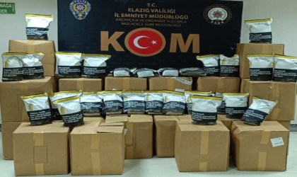 Elazığda 405 kilo bandrolsüz tütün ele geçirildi