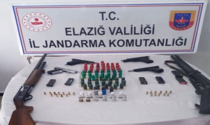 Elazığda ruhsatsız silah operasyonu: 2 gözaltı