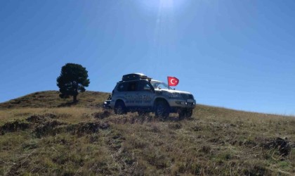 Erzurumda off-roadçular Yaza veda, kışa merhaba dedi