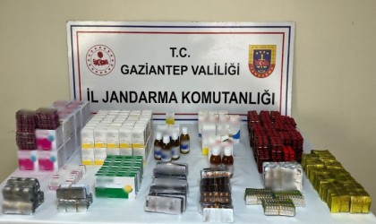 Gaziantepte jandarmadan kaçak ilaç operasyonu: 2 gözaltı