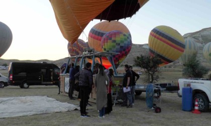 Kapadokyada balon turları iptal edildi