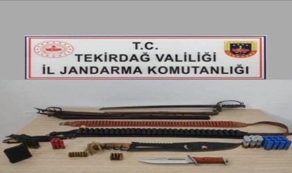 Kapaklı, Saray ve Marmaraereğlisinde operasyonlar: Tarihi eser, silah ve tütün ele geçirildi