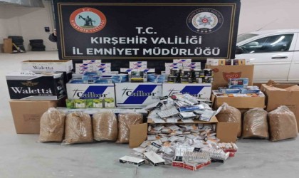 Kırşehirde 1 ton 600 gram kaçak tütün ele geçirildi