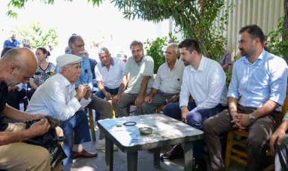 Makam koltuğu haczedilen Boltaç, güne Tarsus Makam bölgesinde vatandaşlarla başladı