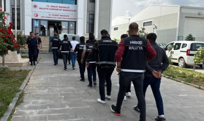 Malatyada torbacı operasyonu: 17 tutuklama