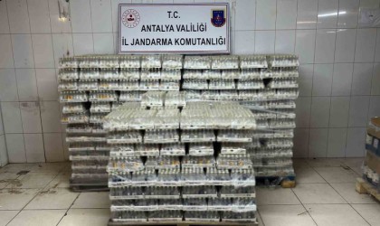 Manavgatta kaçak içki operasyonu: Bin 70 litre ele geçirildi