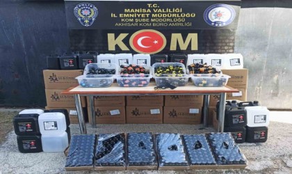 Manisada 635 litre etil alkol ele geçirildi