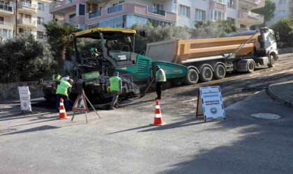 Mudanyada yollar yenileniyor