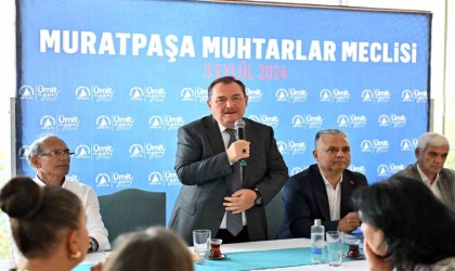 Muratpaşada muhtarlar meclisi toplandı