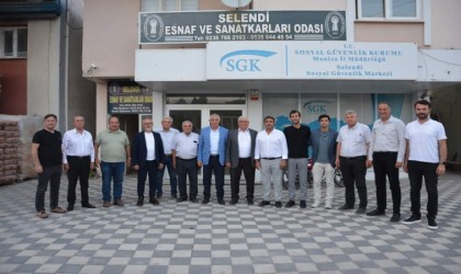 Salihli TSO, Selendide esnafın nabzını tuttu