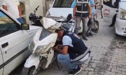 Şanlıurfada yapılan denetimlerde çalıntı motosikletlerin de bulunduğu 56 motosiklet ele geçirildi