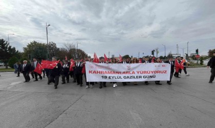 Sivasta gazilerin gururlu yürüyüşü