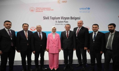 ‘Sivil Toplum Vizyon Belgesi ve 2. Eylem Planı Tanıtımı toplantısına katıldı