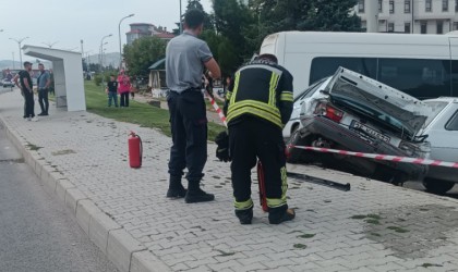 Tavşanlıda trafik kazası: 1 yaralı