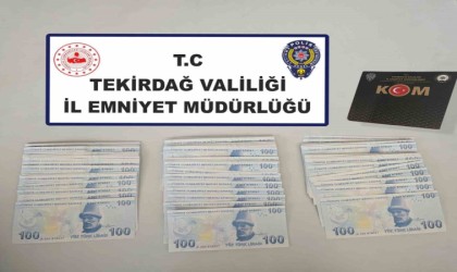 Tekirdağda sahte para operasyonu: 23 bin TL sahte para ele geçirildi