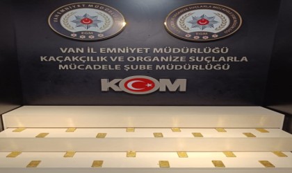 Vanda 66 milyon TL değerinde kaçak altın ele geçirildi