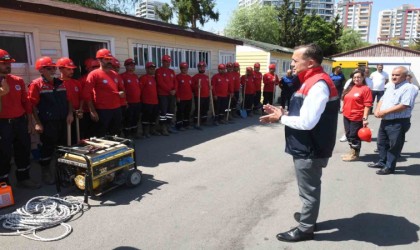 Yenişehir Belediyesi deprem tatbikatına katıldı