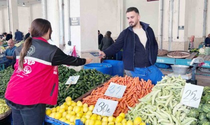 Yozgatta Halk Pazarında farkındalık çalışması