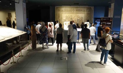 Zeugma Mozaik Müzesi, festival için Gaziantepe gelenlerin akınına uğruyor