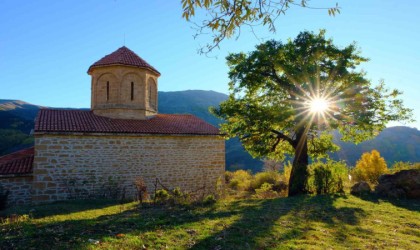 674 yıllık İmera Manastırında sonbaharın sessiz güzelliği