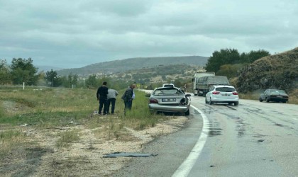 Ankarada maddi hasarlı zincirleme trafik kazası