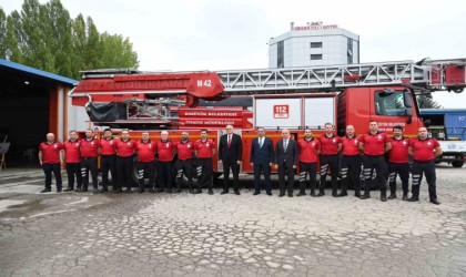 Başkan Bakkalcıoğlundan İtfaiye Müdürlüğüne ziyaret