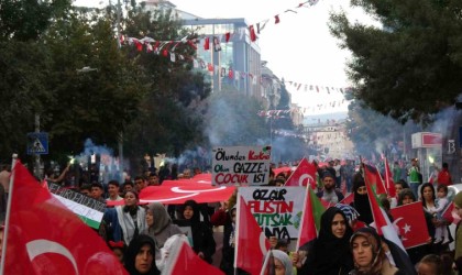 Burdurlular Filistine destek için yürüdü