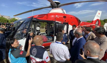 Çanakkalede ambulans helikopter göreve başladı