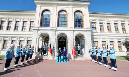 Cumhurbaşkanı Erdoğan, Almanya Başbakanı Olaf Scholzu kabul etti