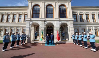 Cumhurbaşkanı Erdoğan, Sao Tome ve Principe Demokratik Cumhuriyeti Başbakanı Patrice Emery Trovoadayı kabul etti