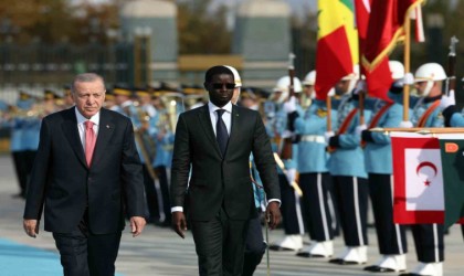 Cumhurbaşkanı Erdoğan, Senegal Cumhurbaşkanı Fayeyi resmi törenle karşıladı