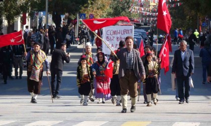 Cumhuriyetin 101inci yılı Burdurda coşkuyla kutlandı