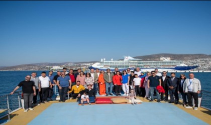 Doğal Şehirler Birliğine üye belediye başkanları Kuşadasına hayran kaldı