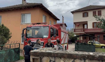 Düzcede iki mahallede çıkan yangınlar kısa sürede söndürüldü