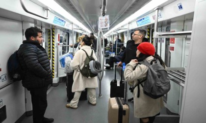 Gayrettepe-İstanbul Havalimanı Metrosunda rekor yolcu sayısı