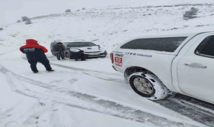 Giresunda mahsur kalan vatandaşlar kurtarıldı