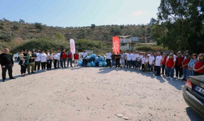 Güllük Lagününde çevre temizliği